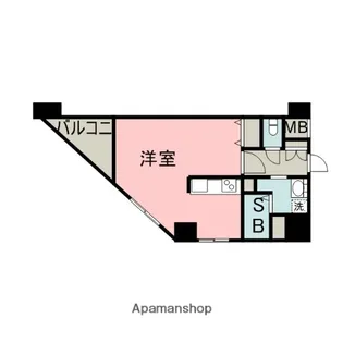 エトゥール古江駅前【5階】の間取り