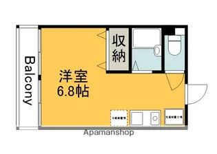 リバーコートA【3階】の間取り