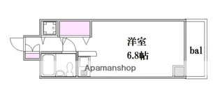 ダイアパレス皆実町弐番館【6階】の間取り