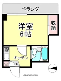リーベ平成【4階】の間取り