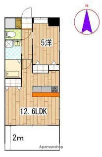 広島県広島市西区楠木町1丁目【マンション】の間取り