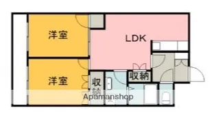 サニーヒルズ【2階】の間取り