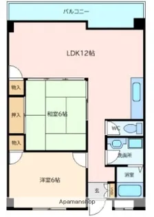 ブランシェ牛田【5階】の間取り