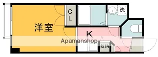 ベルビュー河原町【2階】の間取り