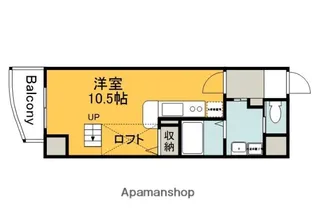 グランドポレストーネ東平塚【4階】の間取り