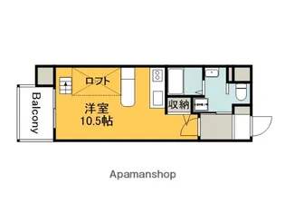 グランドポレストーネ東平塚【7階】の間取り