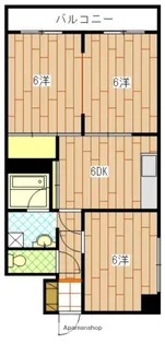 新中広ビル【403号室】の間取り