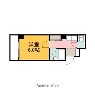 フラットモール【502号室】の間取り