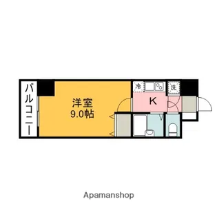 ラントハウス幟町【4階】の間取り