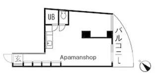 シリンダーハウス【3階】の間取り