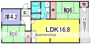 卸センターD棟【2階】の間取り