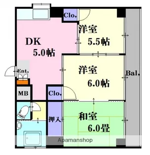 小嶋ビル【3階】の間取り