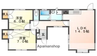 広島県広島市安佐南区大町西3丁目【タウンハウス】の間取り