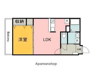 ベリーノ竹屋町【8階】の間取り