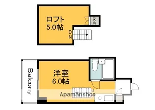 EAST白島【2階】の間取り