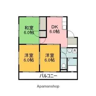 サコマンション【3階】の間取り