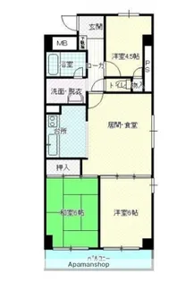 エム・ケイビル【5階】の間取り
