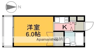 リバーハイツ【102号室】の間取り