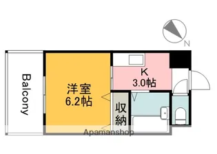 ハイムN5(旧 BELL紅菱)【3階】の間取り