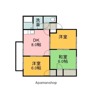 セジュール友竹【1階】の間取り