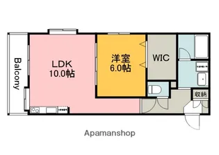 フレアコート【1階】の間取り