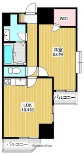 ノーブル大手町【5階】の間取り