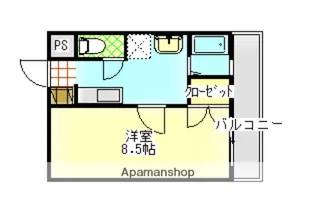 メルポート宇品神田【8階】の間取り