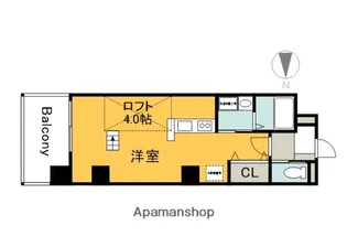 YSK BLD【8階】の間取り