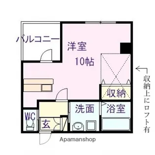 アポイントビル富士見(旧 グランドポレストーネ富士見)【7階】の間取り