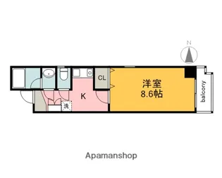 フォルム千田【301号室】の間取り