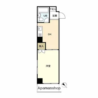 アクティブパレス比治山通り【4階】の間取り