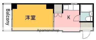 アビリオ東白島【6階】の間取り