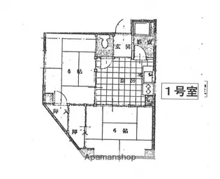 金原ビル【2階】の間取り
