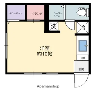 広島県広島市西区三篠町1丁目【マンション】の間取り