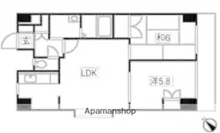 田部ビル【10階】の間取り