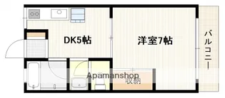 シトラス比治山本町(旧 翠マンション)【4階】の間取り