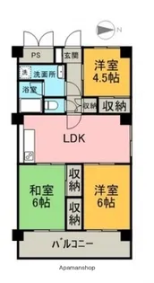 広島県広島市西区庚午北3丁目【マンション】の間取り
