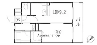 エミネンス大町【4階】の間取り