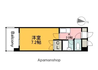 RESIDENCE岩本【2階】の間取り