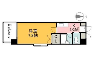 RESIDENCE岩本【4階】の間取り