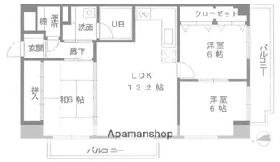 広島県広島市南区段原2丁目【マンション】の間取り
