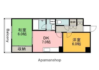 光町ハイム【7階】の間取り