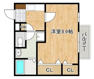 フォブール本町【2階】の間取り
