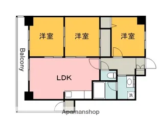 センチュリー世良【4階】の間取り
