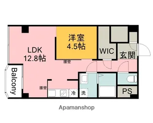 ダイヤコーポ東雲【6階】の間取り