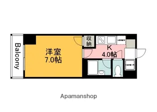 フルールナカガワⅢ【101号室】の間取り