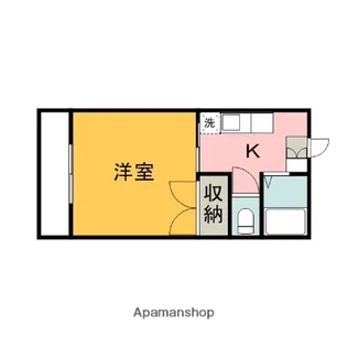 ノーブルハイツ【1階】の間取り