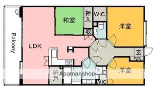フローレンス牛田新町グランドアーク【2階】の間取り