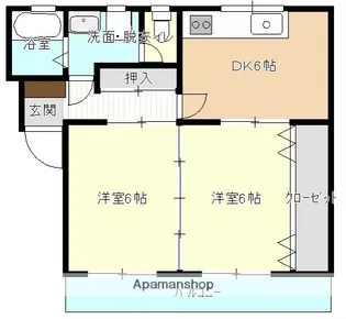 パレファミーユ【3階】の間取り