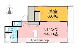 コーポ想出【4階】の間取り
